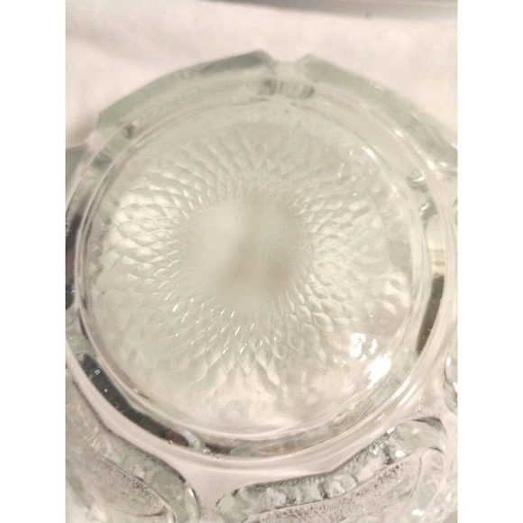 KIG Malaysia Bowl Clear Pressed Glass Heart Candy Serving Dish - Picture 8 of 9